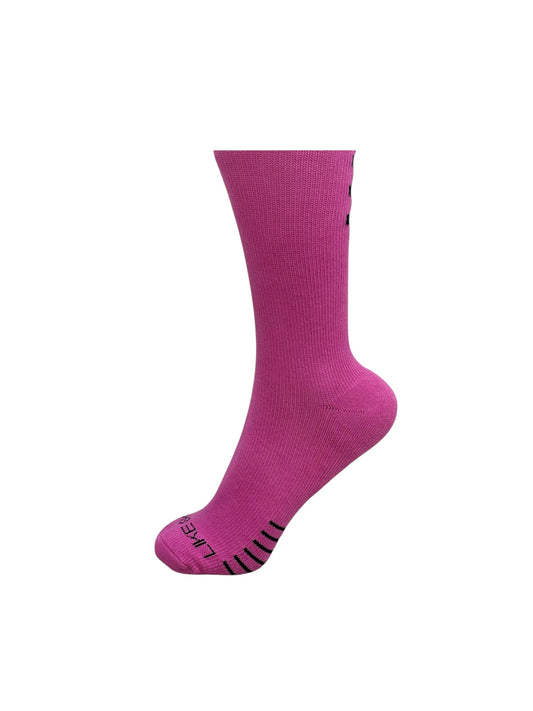 “Bubble Gum Pink” Compression Crew - LIKE SKYN