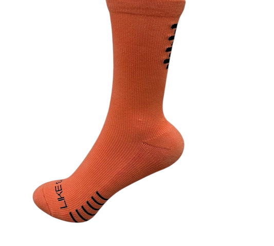 “Orange U Glad” Compression Crew - LIKE SKYN